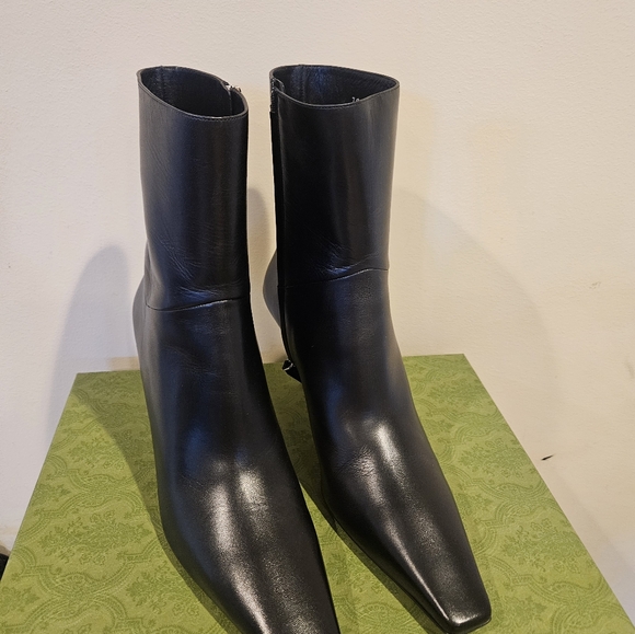 Gucci Blondie 55mm Ankle Boots - Picture 5 of 10